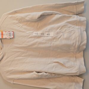 Cat & Jack Boy's Light Beige/ Cream Cotton Hoodie Size M 8